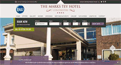 Desktop Screenshot of marksteyhotel.co.uk